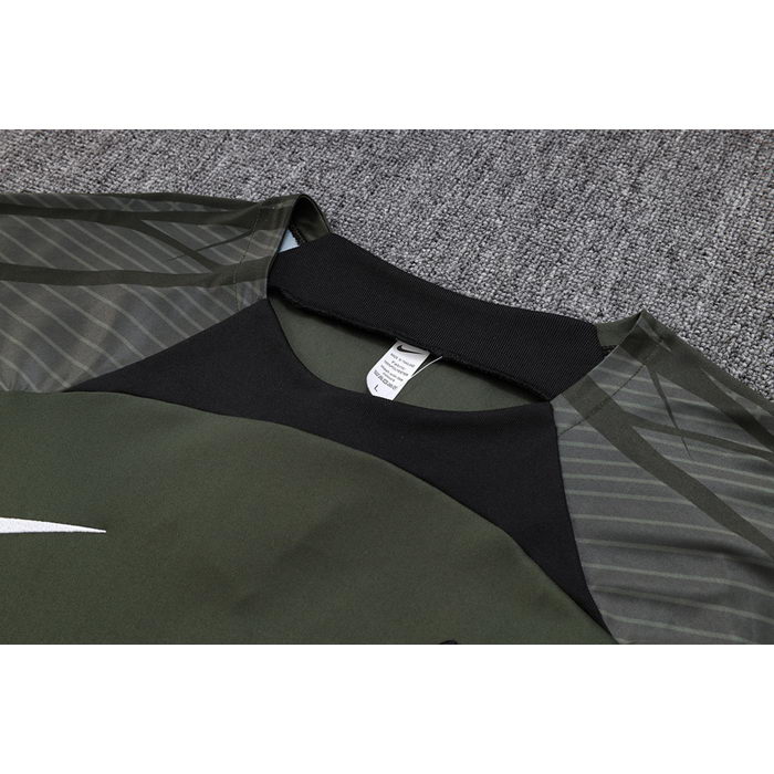 Chandal del Barcelona Manga Corta 23-24 Verde Oscuro - Pantalon Corto
